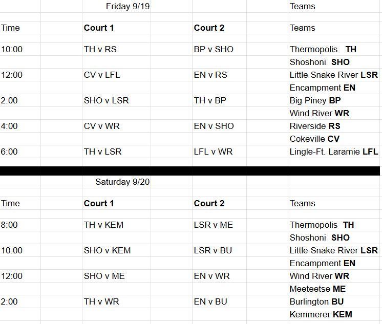 Schedule