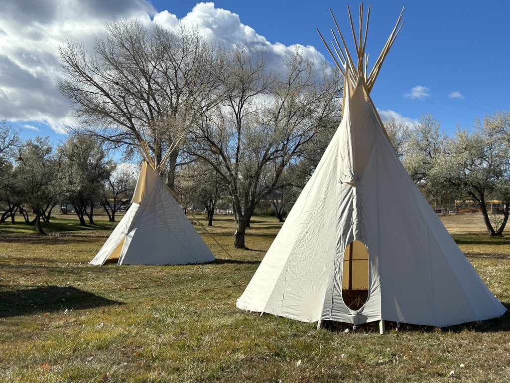 Two teepees
