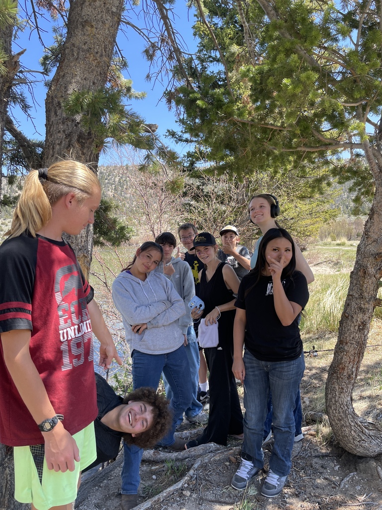 Students standing for picture