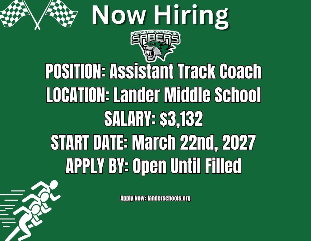 Now Hiring Track Coach