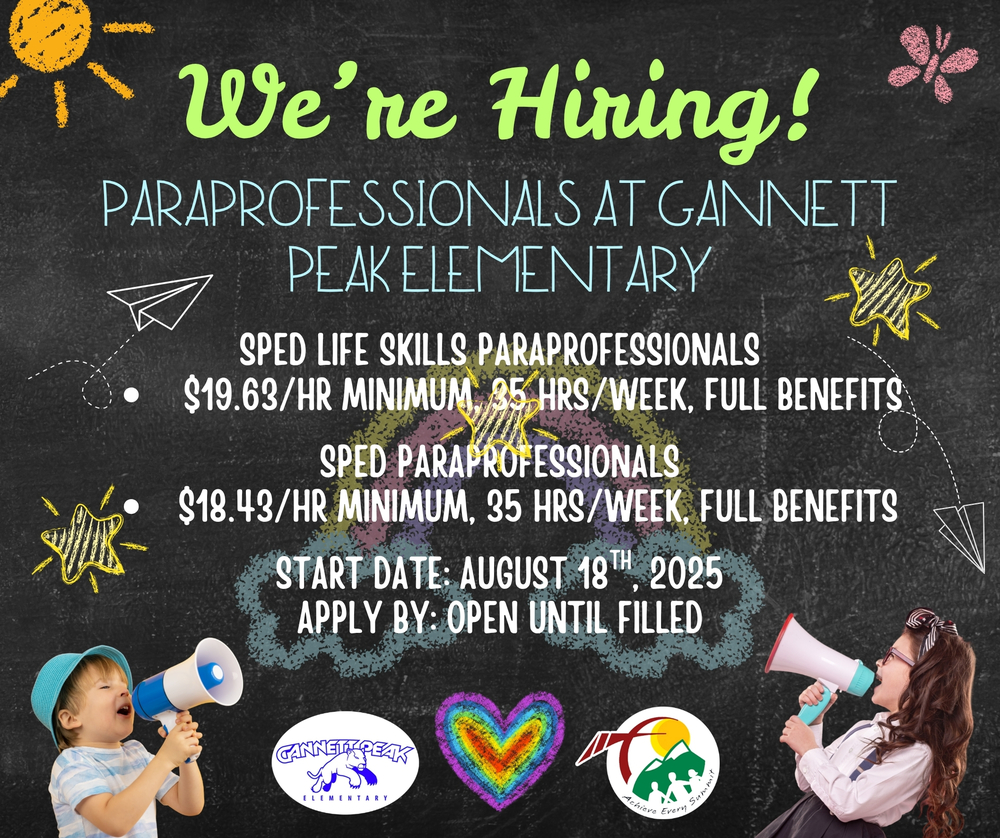 Now Hiring - SPED Positions at GPE