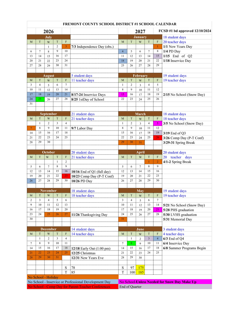 Calendar
