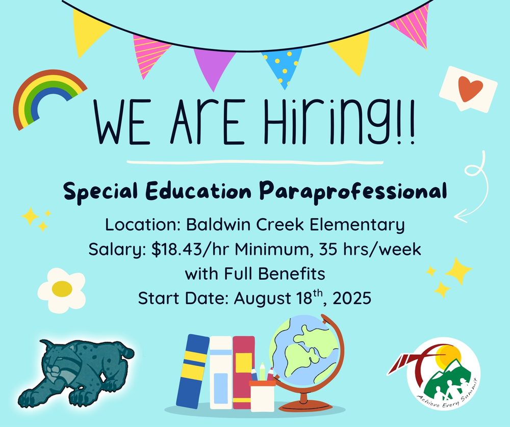 Now Hiring - SPED Para at BCE