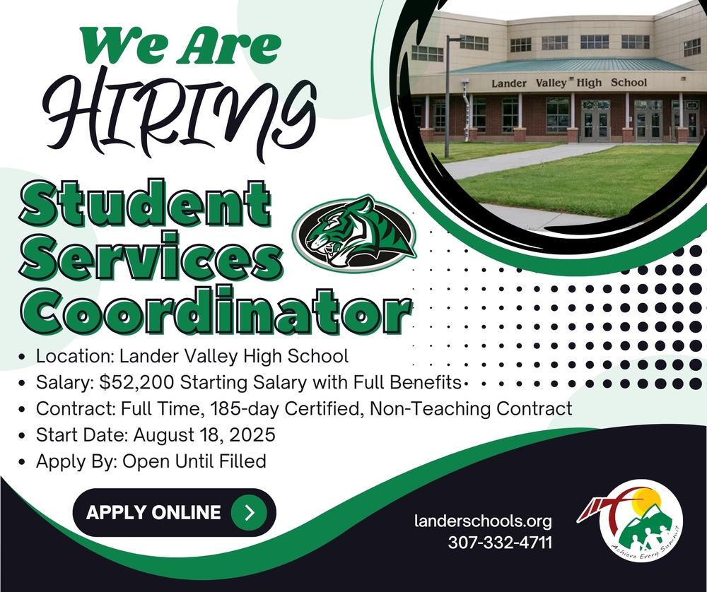 Now Hiring - Student Services Coordinator