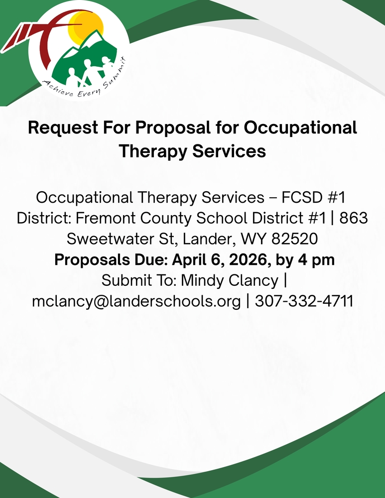 Request for Proposal for Occupational Therapy Services