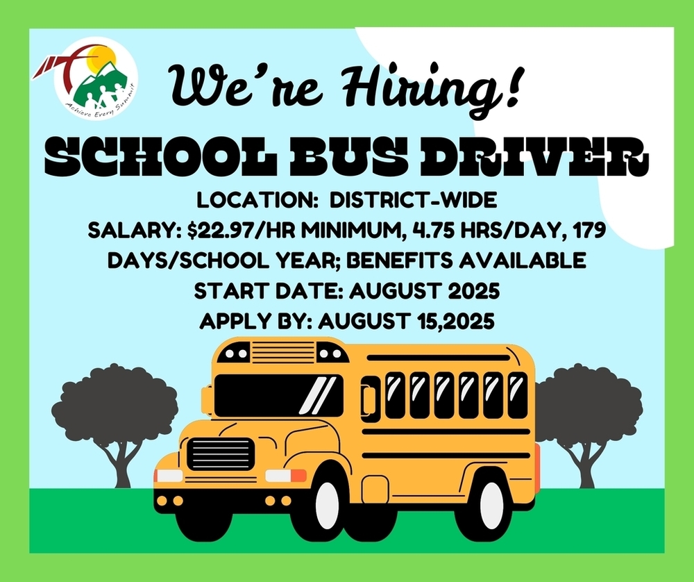 Now Hiring- Bus Driver
