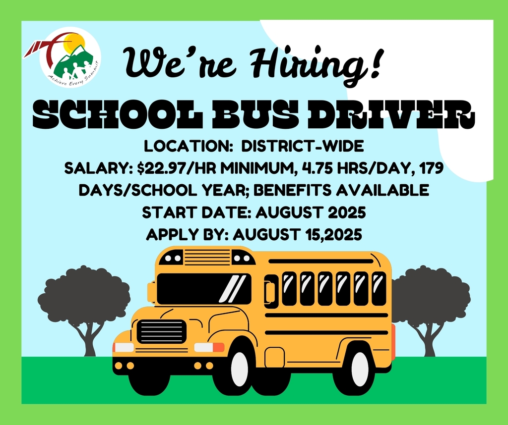 We're Hiring - School bus driver