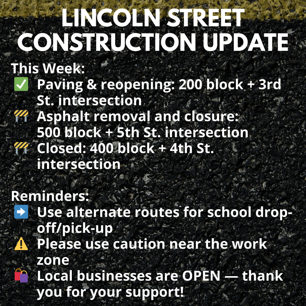 Lincoln Street Construction Update