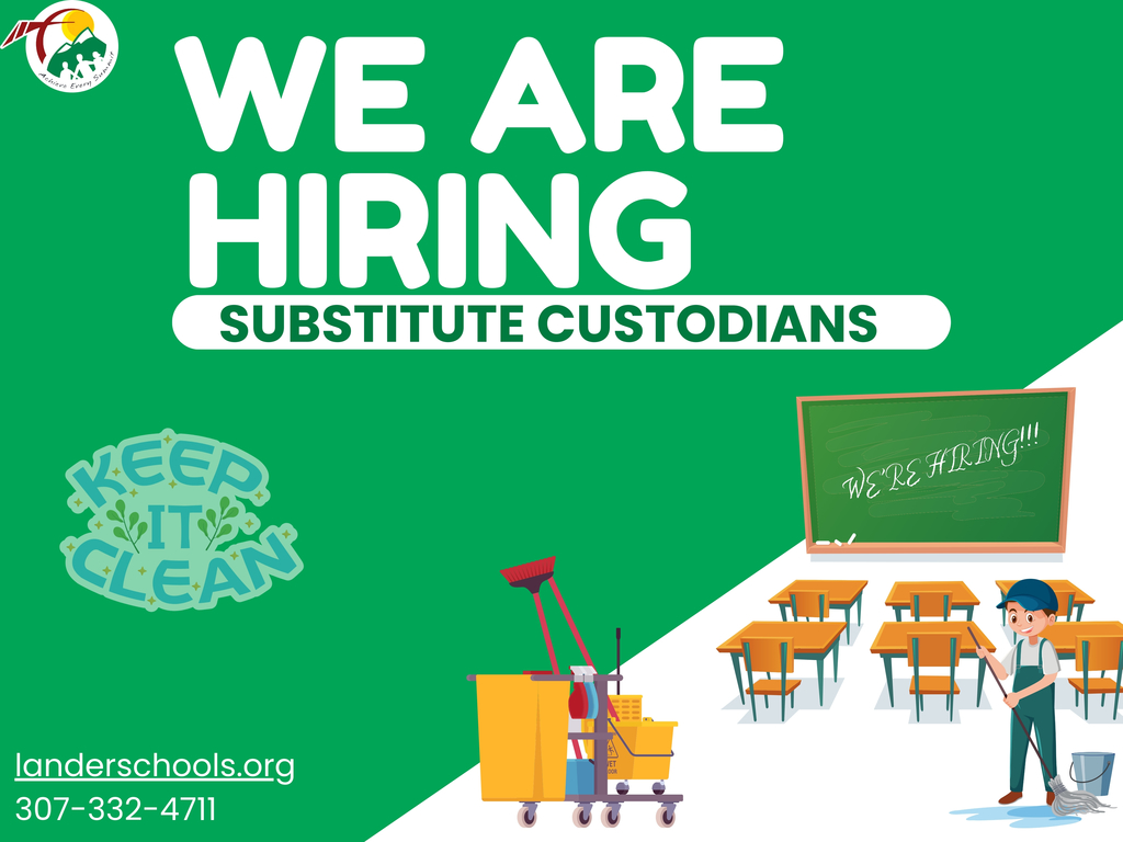 Now Hiring-Substitute Custodians