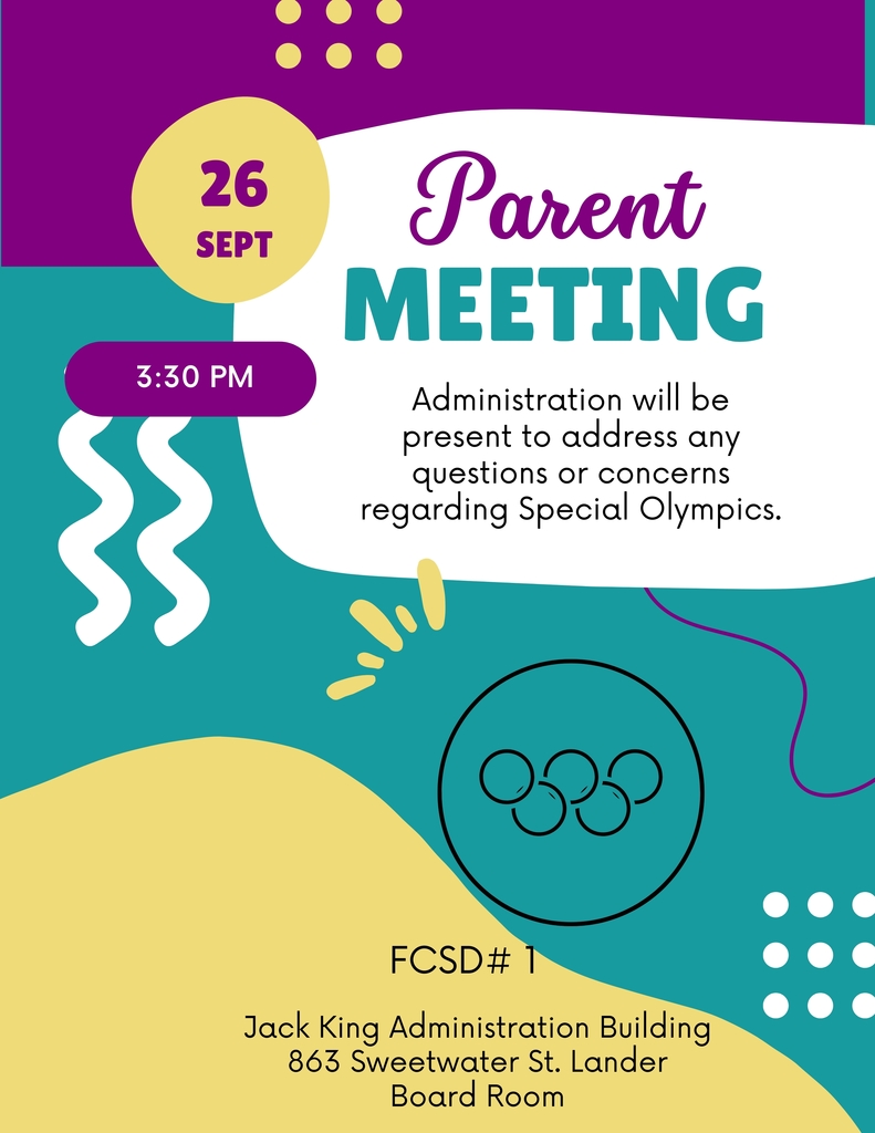 Special Olympics Parent Meeting