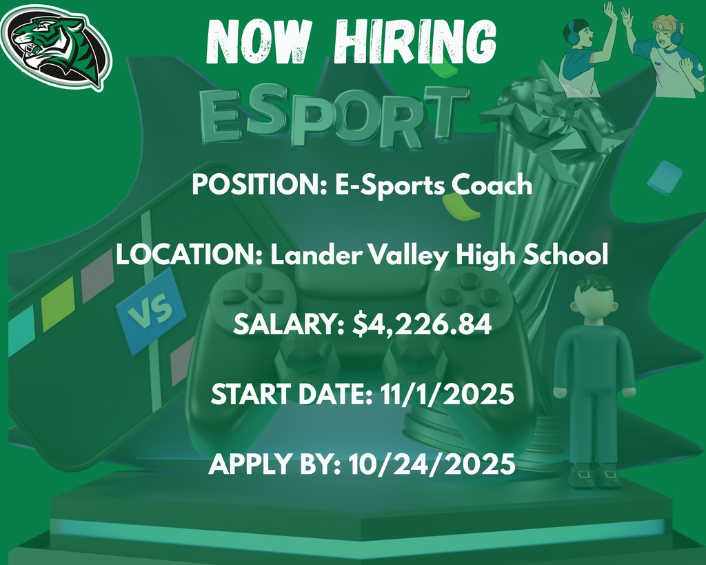 Now Hiring E-Sports Coach At LVHS