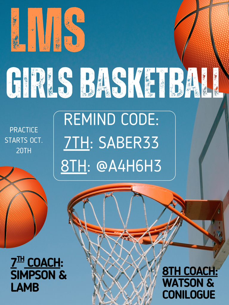 Flyer about girls basketball