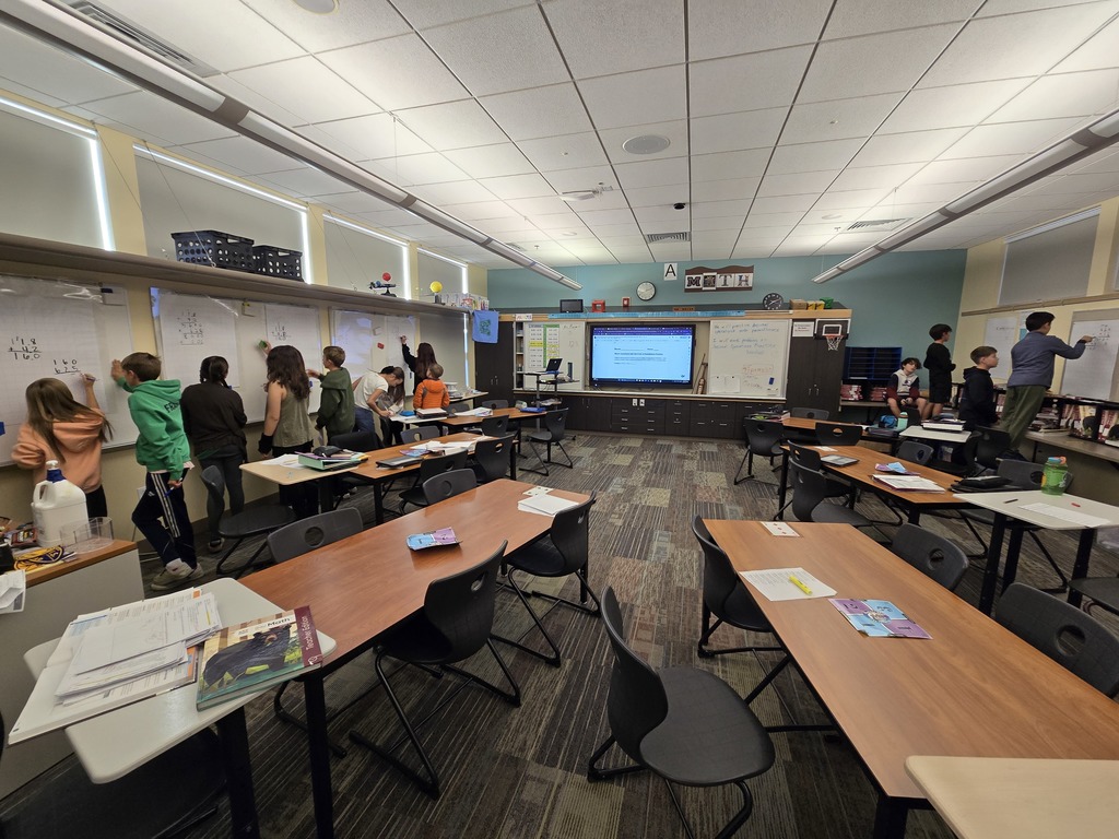 6th grade math students practicing decimal operations in a collaborative, engaging way!