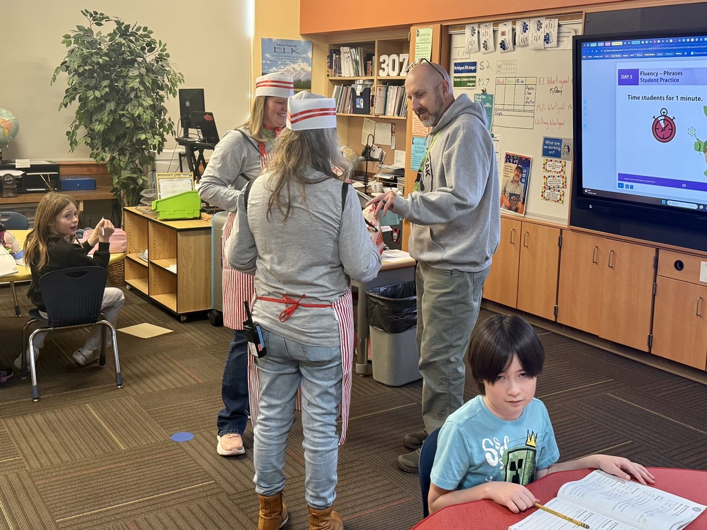 Mr. Kearns getting a treat!