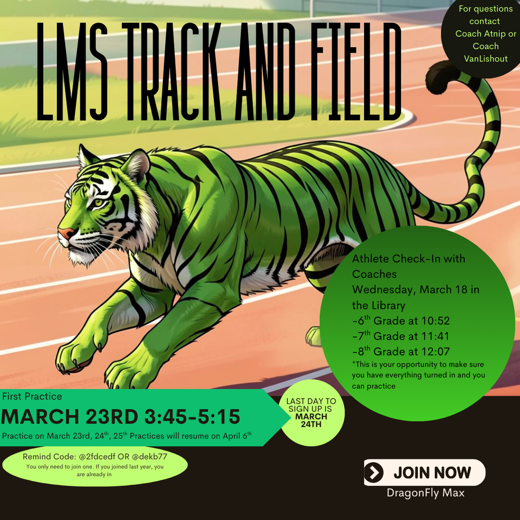 Informational flyer about LMS track. 