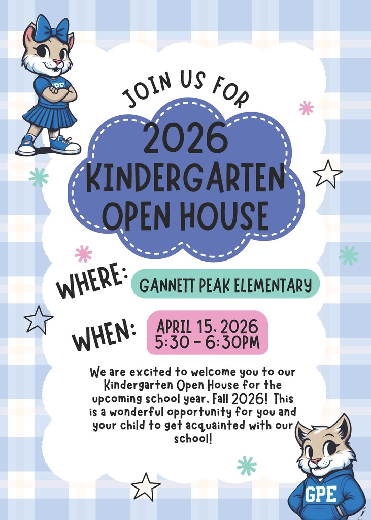 Join us on April 15th between 5:30-6:30 at Gannett Peak!