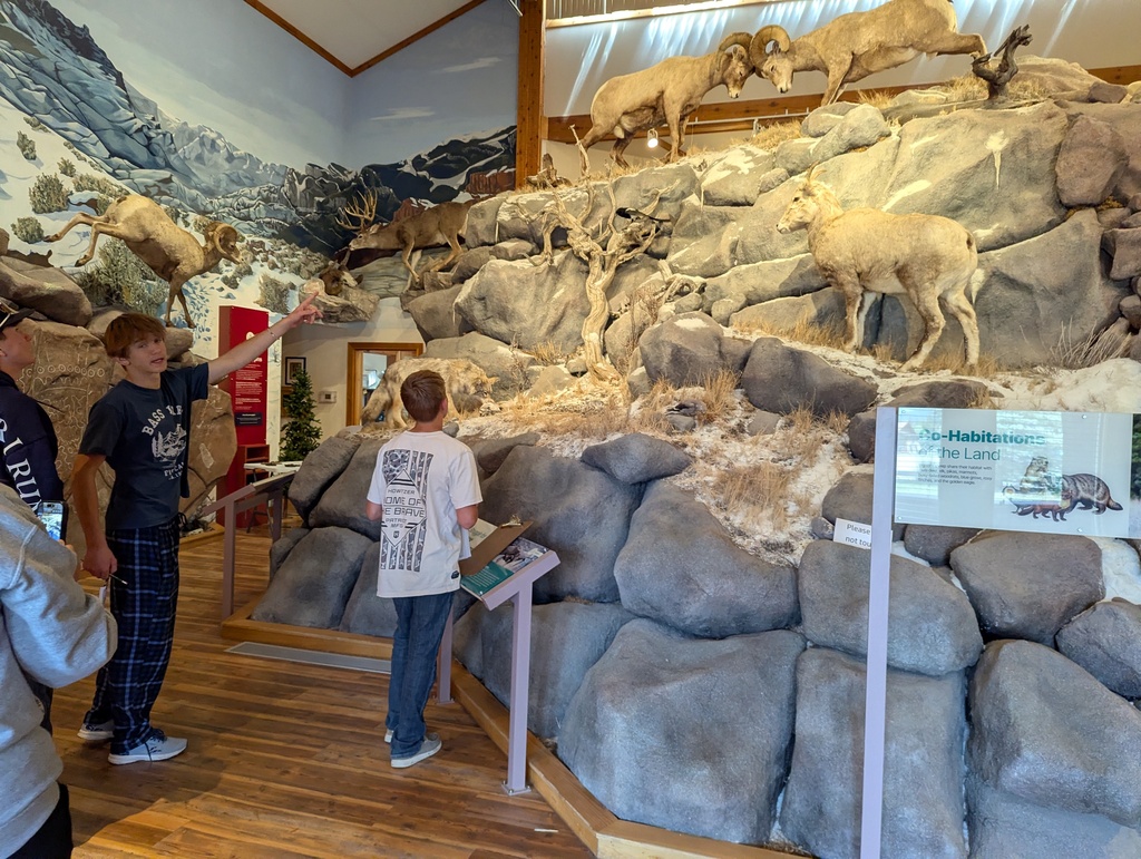 Photos from 8th grade's visit to the National Bighorn Sheep Center and Lake Louise hike last week (1 of 2)!