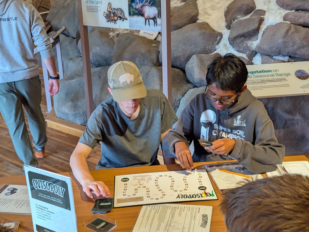 Photos from 8th grade's visit to the National Bighorn Sheep Center and Lake Louise hike last week (1 of 2)!