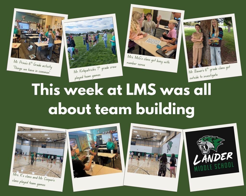 This week at LMS was all about team building