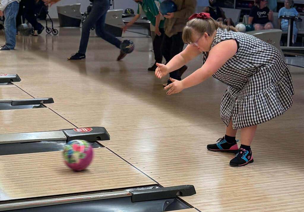 Special Olympics Bowling Practice