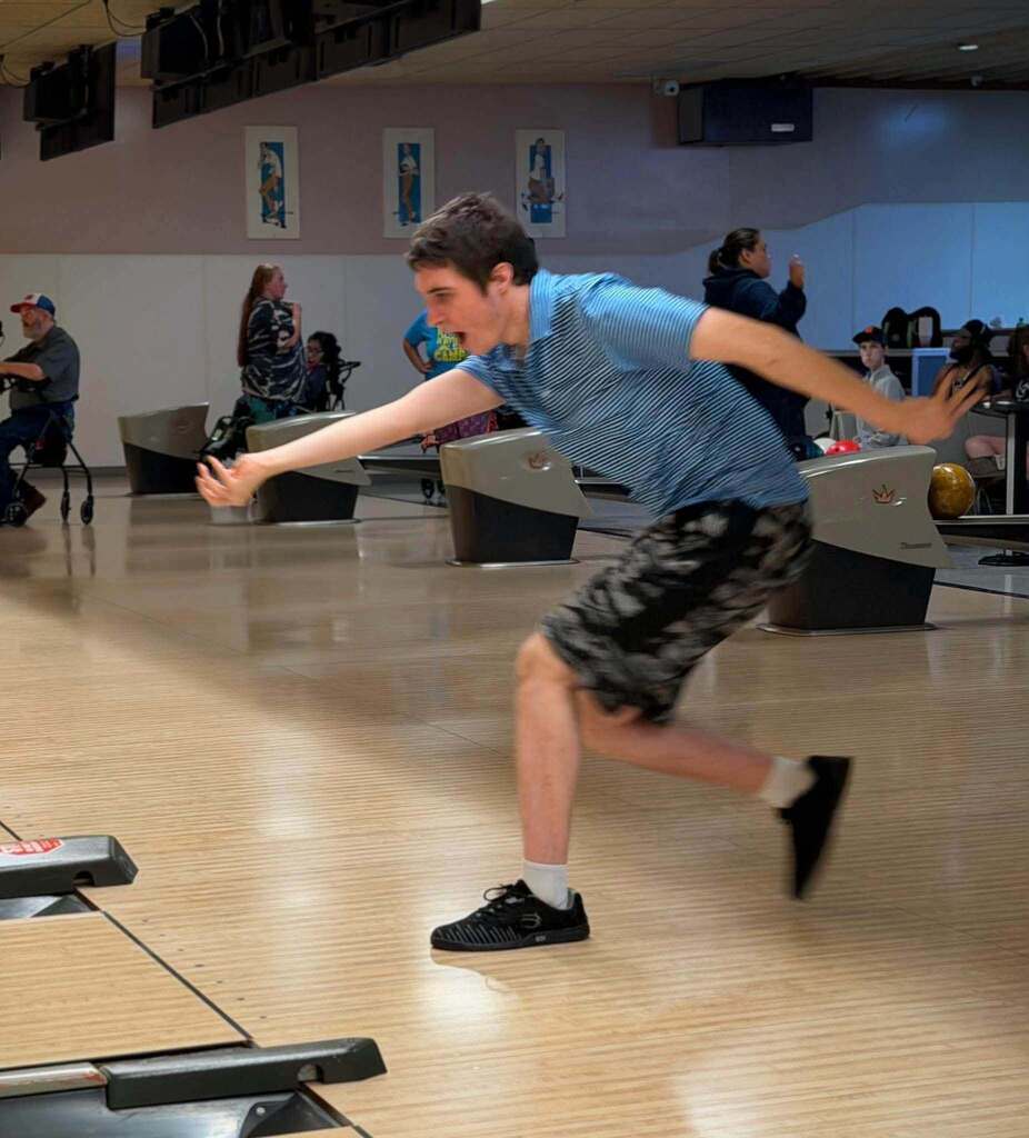 Special Olympics Bowling Practice