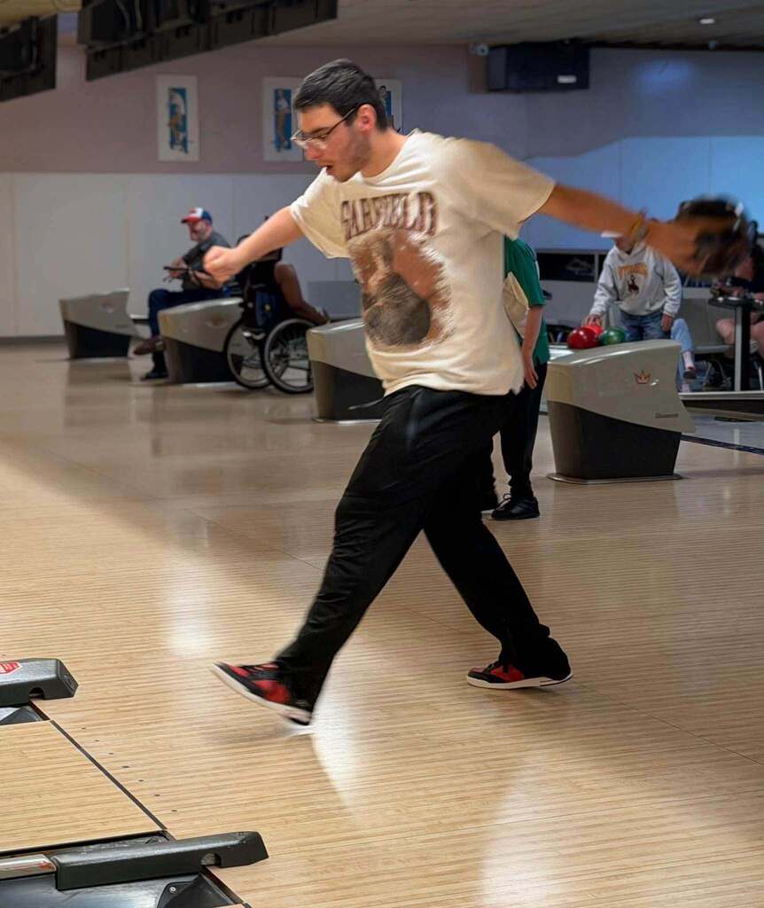 Special Olympics Bowling Practice