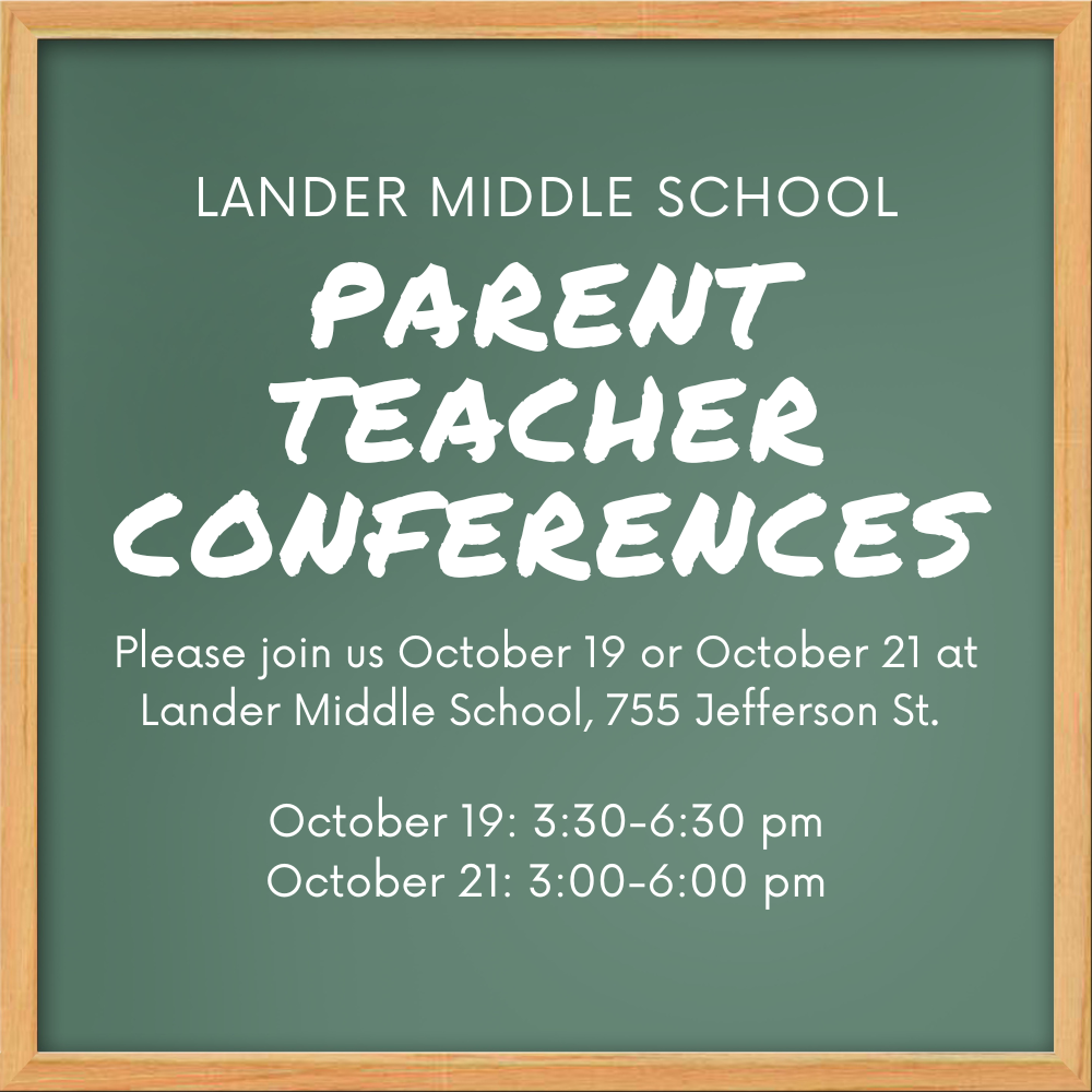 Parent Teacher Conferences are next week, LMS staff would love to see you!