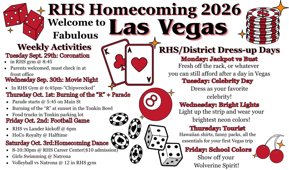 RHS Homecoming Dress-Up Days 2026
