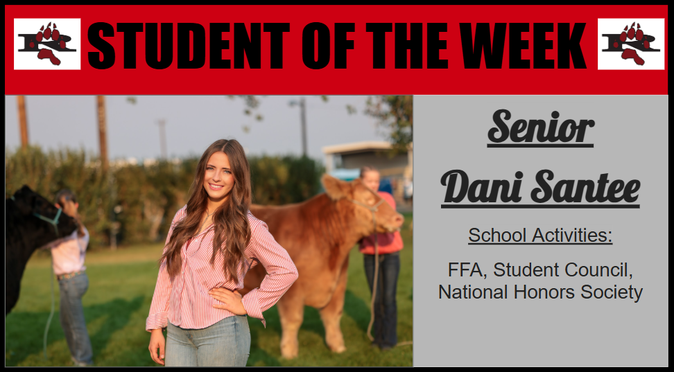 RHS Student of the Week