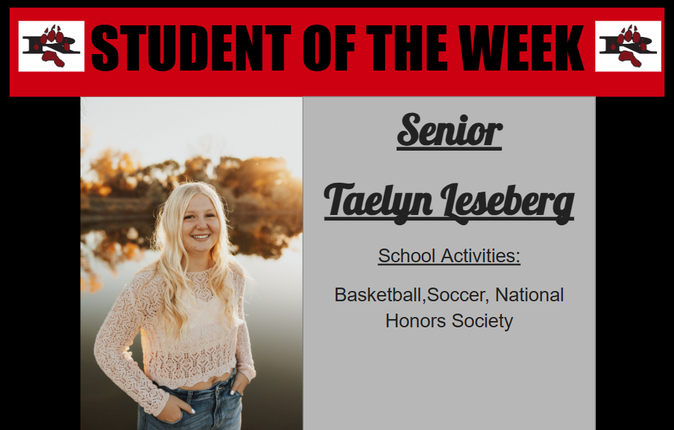 RHS Student of the Week
