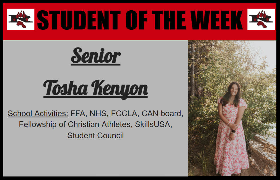 RHS Student of the Week