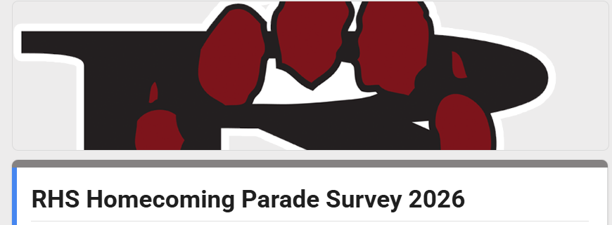 RHS Homecoming Parade Survey 2026