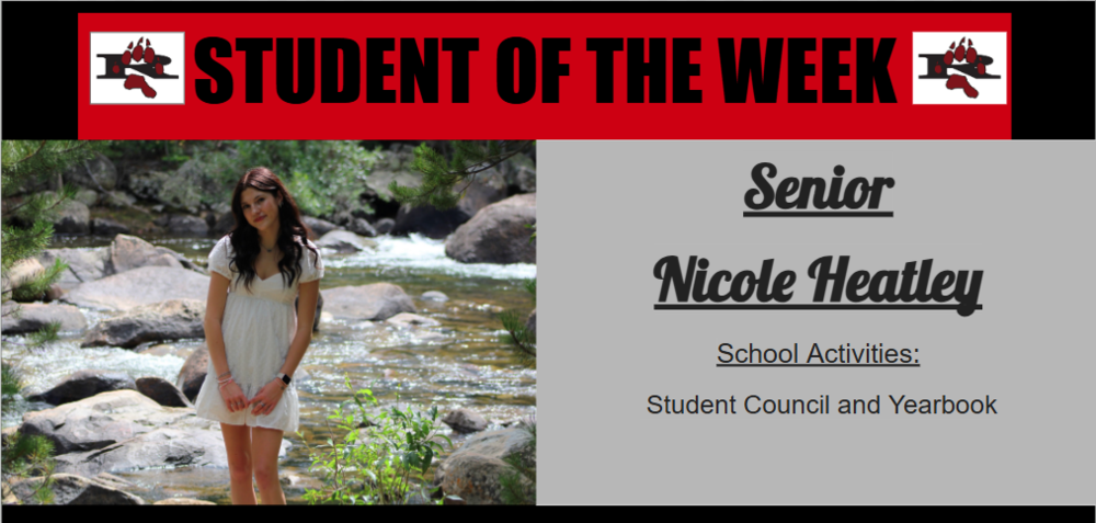 RHS Student of the Week