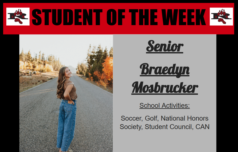 RHS Student of the Week