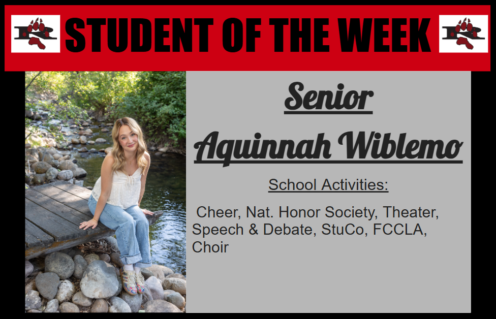 RHS Student of the Week