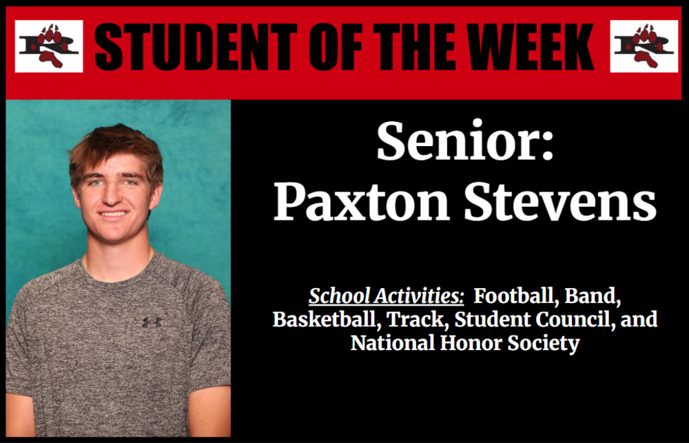 RHS Student of the Week