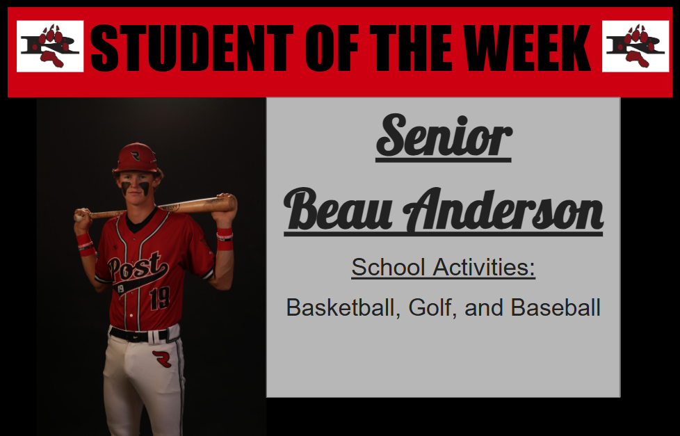 RHS Student of the Week