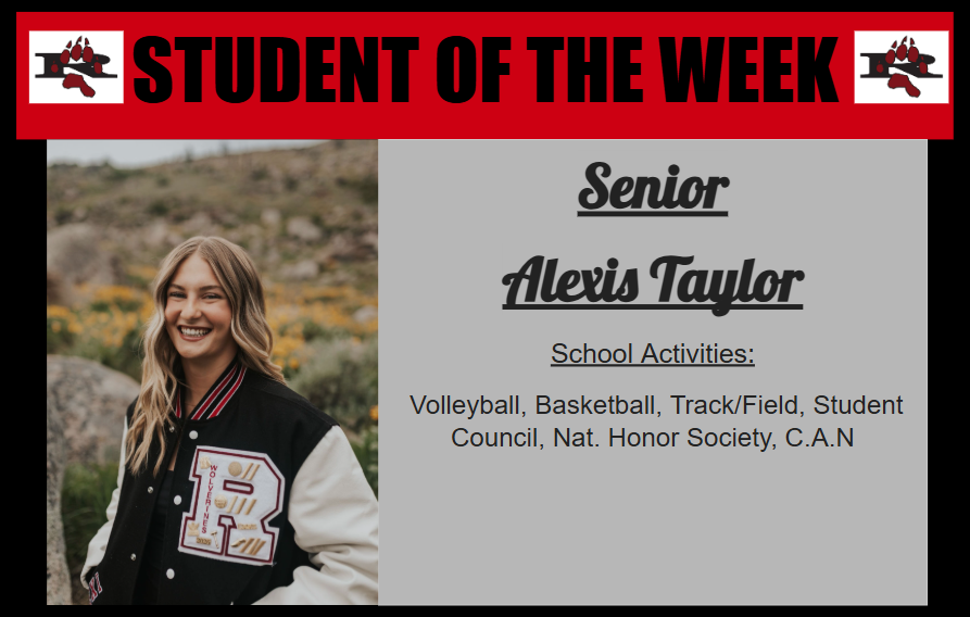 RHS Student of the Week