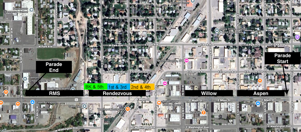 Bison Parade Area