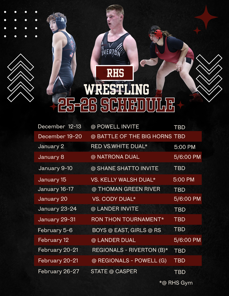 wrestling schedule