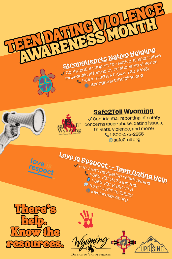 Teen Dating Violence Awareness Month Flier