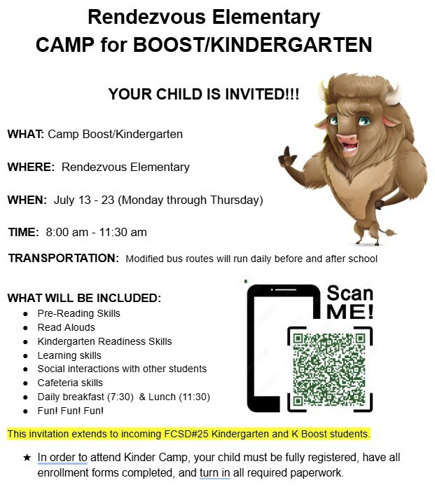 Kindercamp flyer
