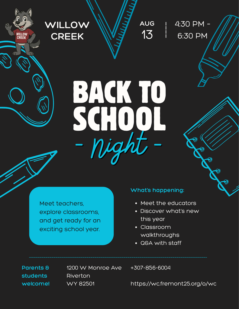 Willow Back To School Night