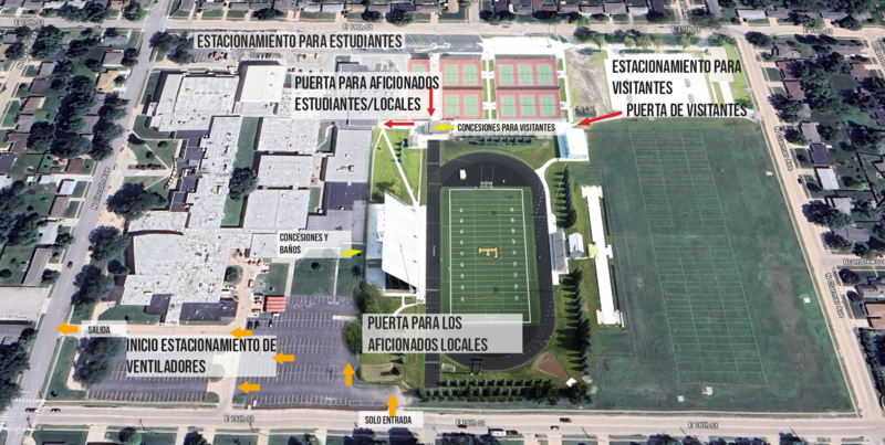 FHS Campus Map Spanish