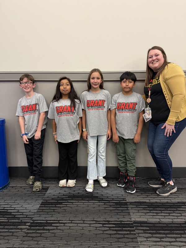 Mrs. Casper with students