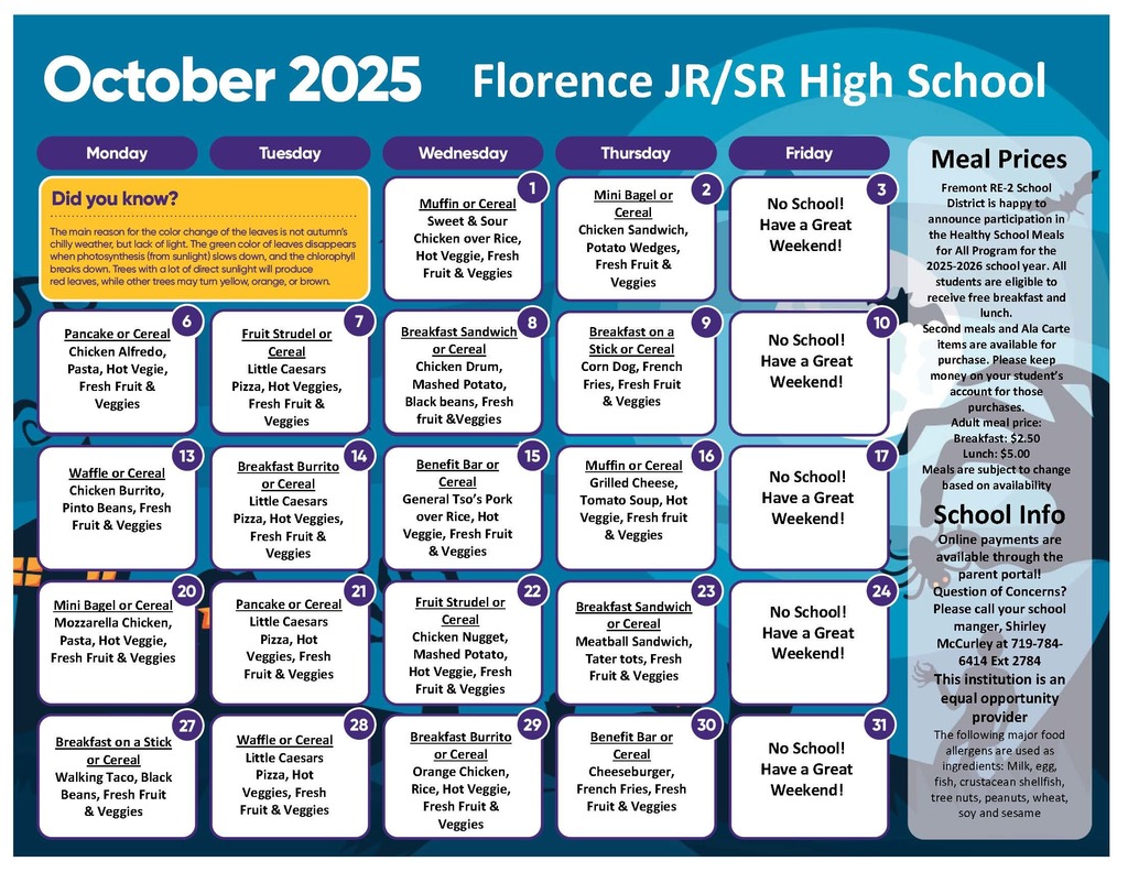 fjshs lunch