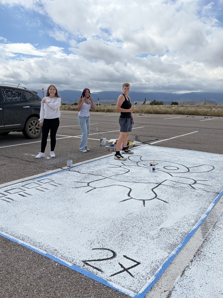 senior parking spot painting