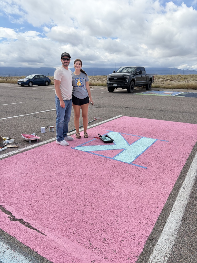 senior parking spot painting