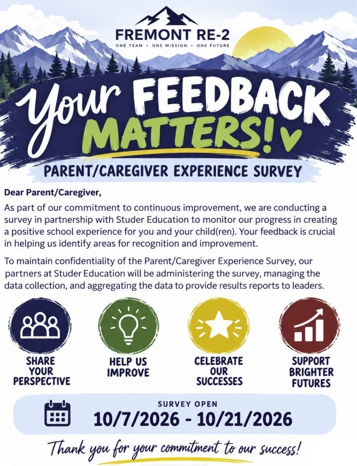 Your feedback matters