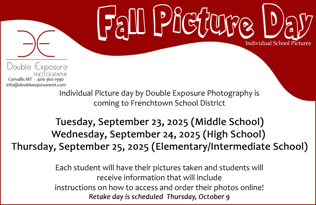 Fall picture day brochure